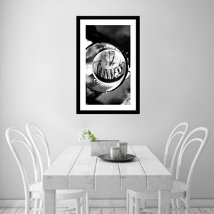 Beer Photography Bar Artwork Gifts for Him B&W Photography image 2