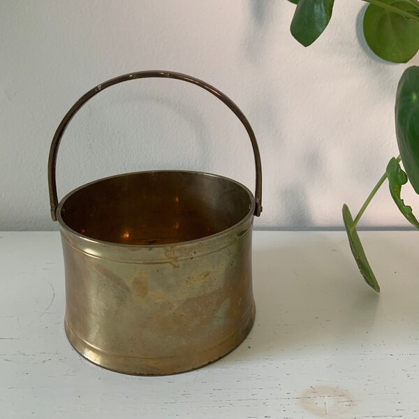 Brass Bucket Etsy