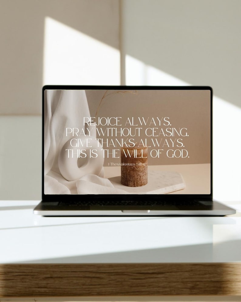 Minimalist Bible Verse Desktop Wallpaper (digital Download) - Etsy
