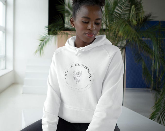 Seeds of Truth Designs Merch Graphic Hoodie - Cozy Unisex Sweatshirt, Casual Wear, Gift for Her, Birthday, Comfort Clothing, Branding