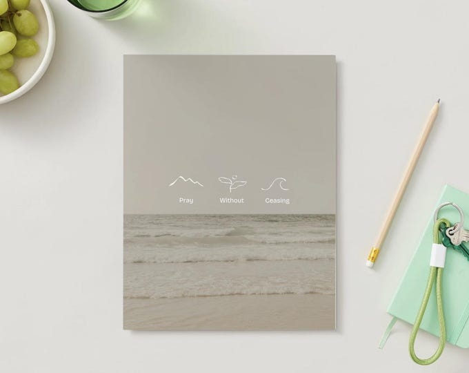 Pray Without Ceasing Minimalist PRINT - Scripture Wall Art (8.5x11 inches) - PRINT | Home Decor, Office Decor, Room Decor, Bible Art