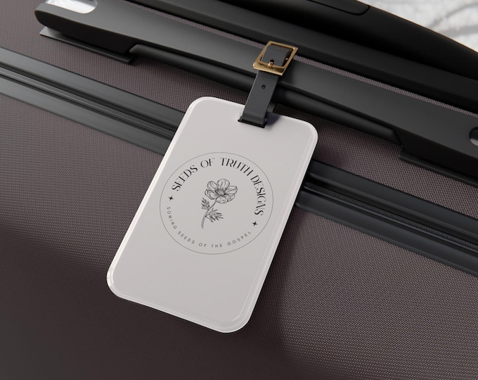 Customizable Luggage Tag - Personalize with Your Logo or Design, Bag Tag, Travel Accessory, Name Tag, ID Holder, Backpack Identifier