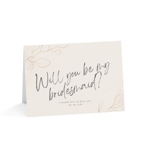 Tarjetas de felicitación "¿Serás mi dama de honor?", invitaciones de boda, tarjetas florales para celebraciones, tarjetas para despedidas de soltera, notas de amor.