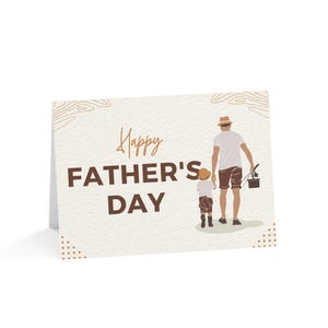 Tarjetas de felicitación para el Día del Padre: perfectas para papás, tarjetas únicas para celebraciones, ideales para el Día del Padre, regalos para él, tarjetas hechas a mano.