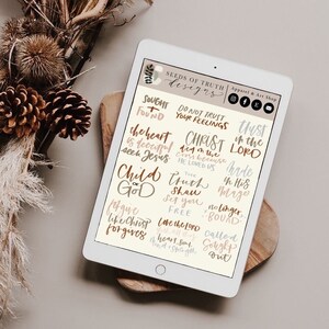 Identity In Christ GoodNotes Stickers - DIGITAL DOWNLOAD