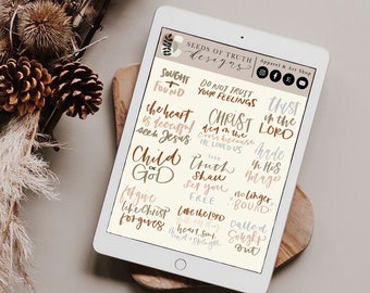Identity In Christ GoodNotes Stickers - DIGITAL DOWNLOAD