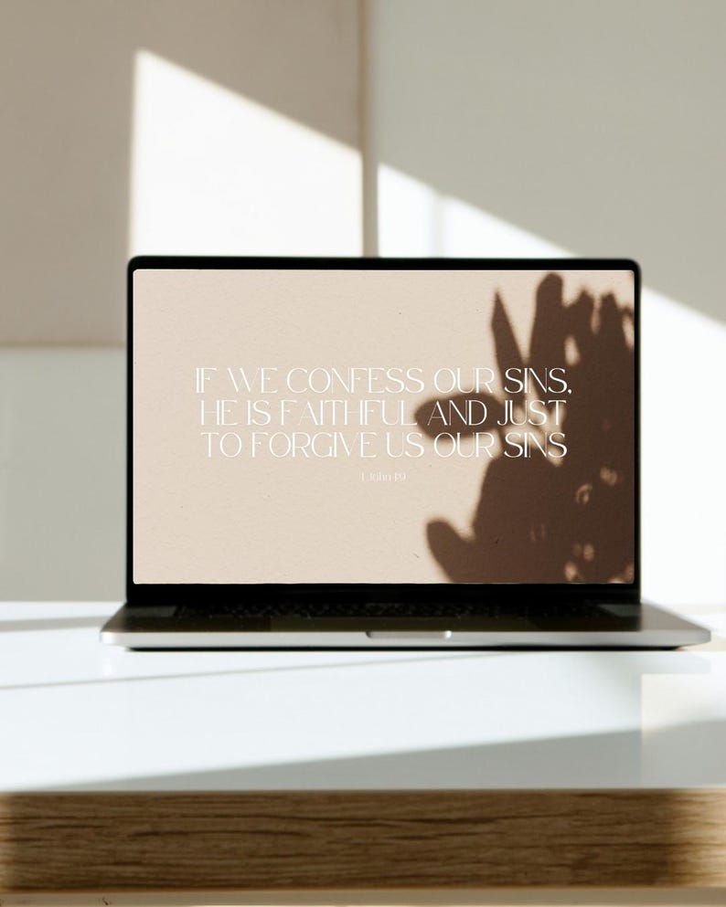 Beige Bible Verse Desktop Wallpaper (digital Download) - Etsy