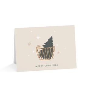Biglietti d'auguri natalizi in cesto / Biglietti festivi per tutte le occasioni, biglietti di auguri fatti a mano, auguri stagionali, confezioni regalo