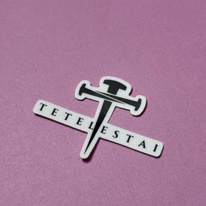 Tetelestai, Sticker c'est fini - Sticker chrétien, articles de papeterie, Sticker artistique, Sticker journal, Sticker pour ordinateur portable, Sticker Pâques