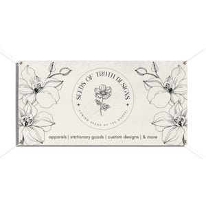 Custom Vinyl Banners, Personalized Banner with Logo or Design, Business Event Banner, Company Branding Sign, Promotional Marketing Display,