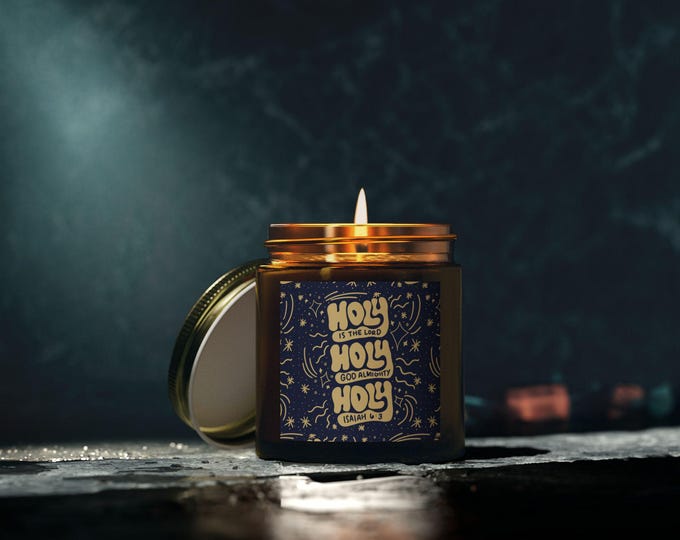 Holy Scented Candles | Coconut Apricot Wax | Aromatherapy for Home, Spiritual Gifts, Worship, Meditation, Relaxation