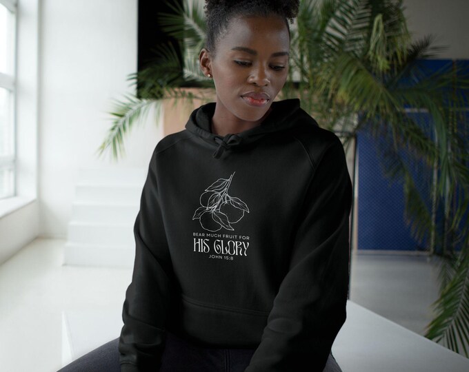 Bear Much Fruit For His Glory Hoodie - Cozy Comfort for Everyone, Motivational Gift, Unisex Apparel, Perfect for Casual Wear, Warm Layering