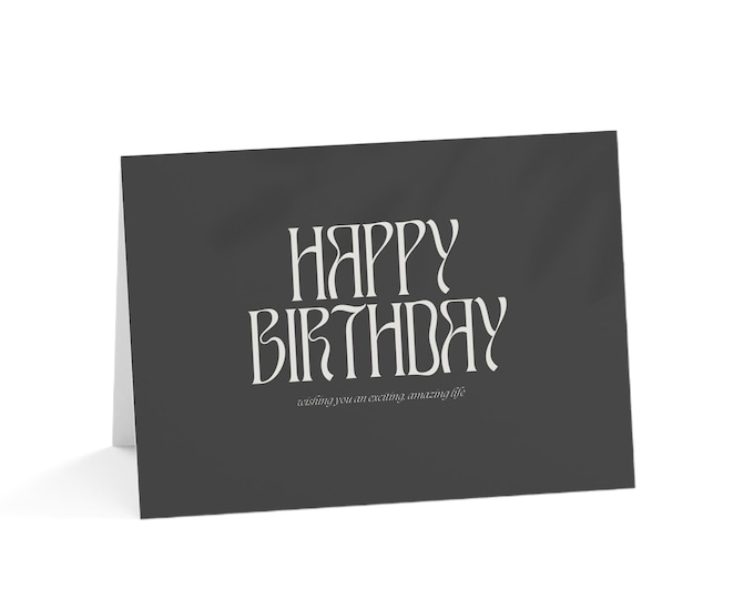 Elegant Birthday Greeting Cards Set | Perfect for Celebrations, Milestones, Send Love, Unique Stationery, Card Collection