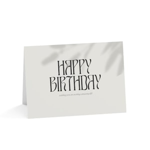 Ensemble élégant de cartes de voeux d'anniversaire - Parfait pour les célébrations, les festivités, personnalisables, des designs uniques, des occasions spéciales, pour offrir en cadeau