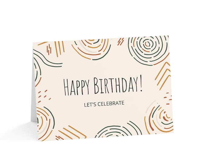 Let's Celebrate Birthday Greeting Cards | Versatile Cards for Every Celebration, Stylish Designs, Perfect for Gift Giving, Bulk