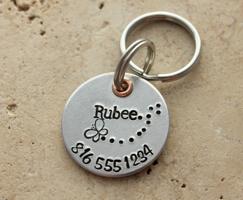 Dog Tag Dog Name Tag Pet Id Tag Dog Collar Tag Etsy