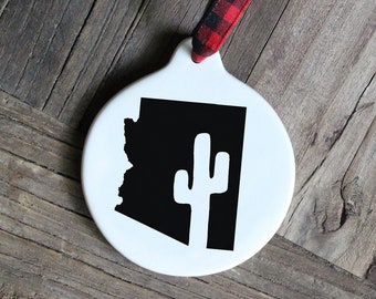 Arizona Ornament / Arizona Gift / Arizona Christmas Ornament / Arizona State Ornament / Arizona Holiday Decor