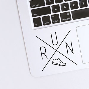 Run / Run Decal / Running Sticker / Running Decal / Runner / Marathon / Cross Country Decal / Laptop Sticker / Half Marathon / Running Gift