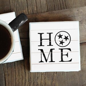 Nashville Coasters, Tennessee Gift, Housewarming Gift, New Home, Tennessee Coasters, Nashville Art, Nashville Wedding Gift, 615, Farmhouse