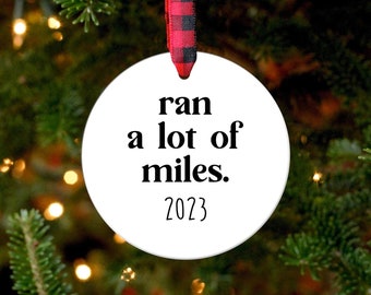 Running Ornament, Cross Country Gift, Running Gifts, Marathon Ornament, Gifts for Runners, 2023 Ornament, Half Marathon, Christmas Ornament