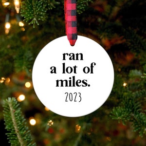 Running Ornament, Cross Country Gift, Running Gifts, Marathon Ornament, Gifts for Runners, 2023 Ornament, Half Marathon, Christmas Ornament