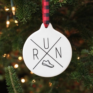 Running Gift / Gifts for Runners / Cross Country Gift/ Running Ornament / Marathon Ornament / Marathon Gifts / Run Ornament / Christmas