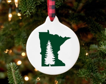 Minnesota Ornament / Minnesota Gift / MPLS / Christmas Ornament / Housewarming Gift / New Home Gift / Hostess Gift / Minnesota Decor