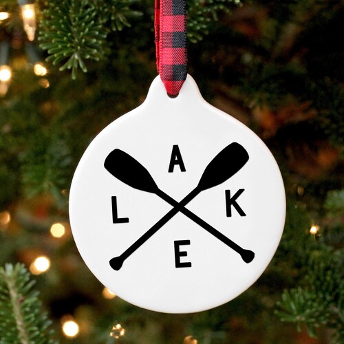 Lake House Ornament / Lake Ornament / Lake Gift / Christmas Etsy