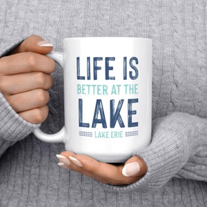 Lake Life Mug, Lake House Gift, Lake Coffee Mug, Custom Lake Mug, Personalized Lake Gift, Lake Home Gift, Lake Mug, Coffee Lake Gift