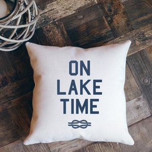 Throw Pillow State themed Lake Life Decorative Pillow Your State Appears on Oars Heavy Duty Canvas Hidden Zipper 16 X 16 USA Made Etsy