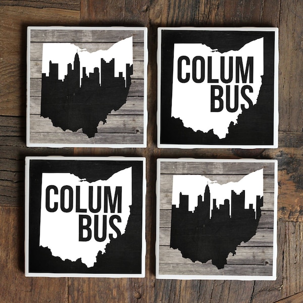 Columbus Skyline Etsy