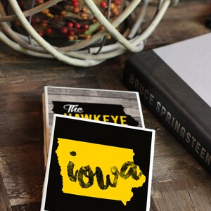 Iowa Gifts / Coasters / Groomsmen Gifts / Iowa Home Decor / Iowa ...