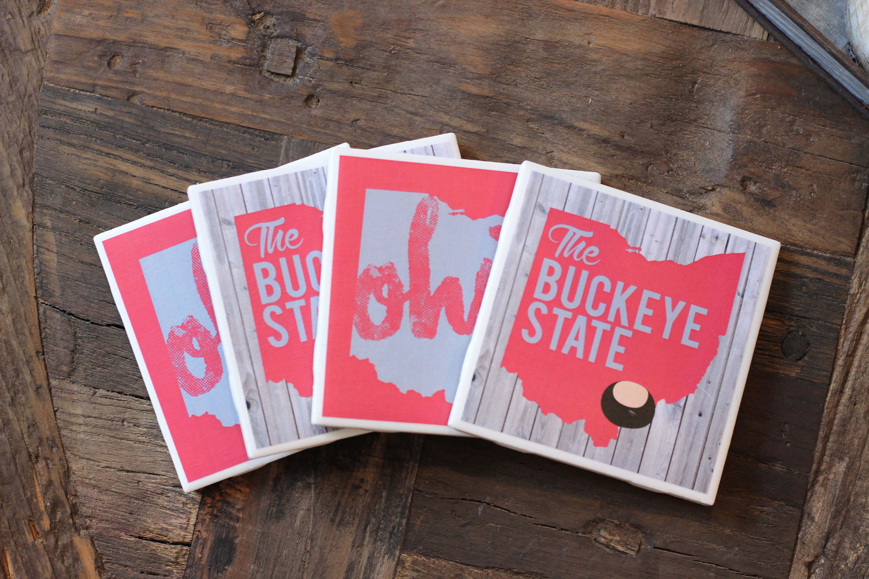 Ohio Coasters Ohio Gift Columbus Gift Housewarming Gift Etsy