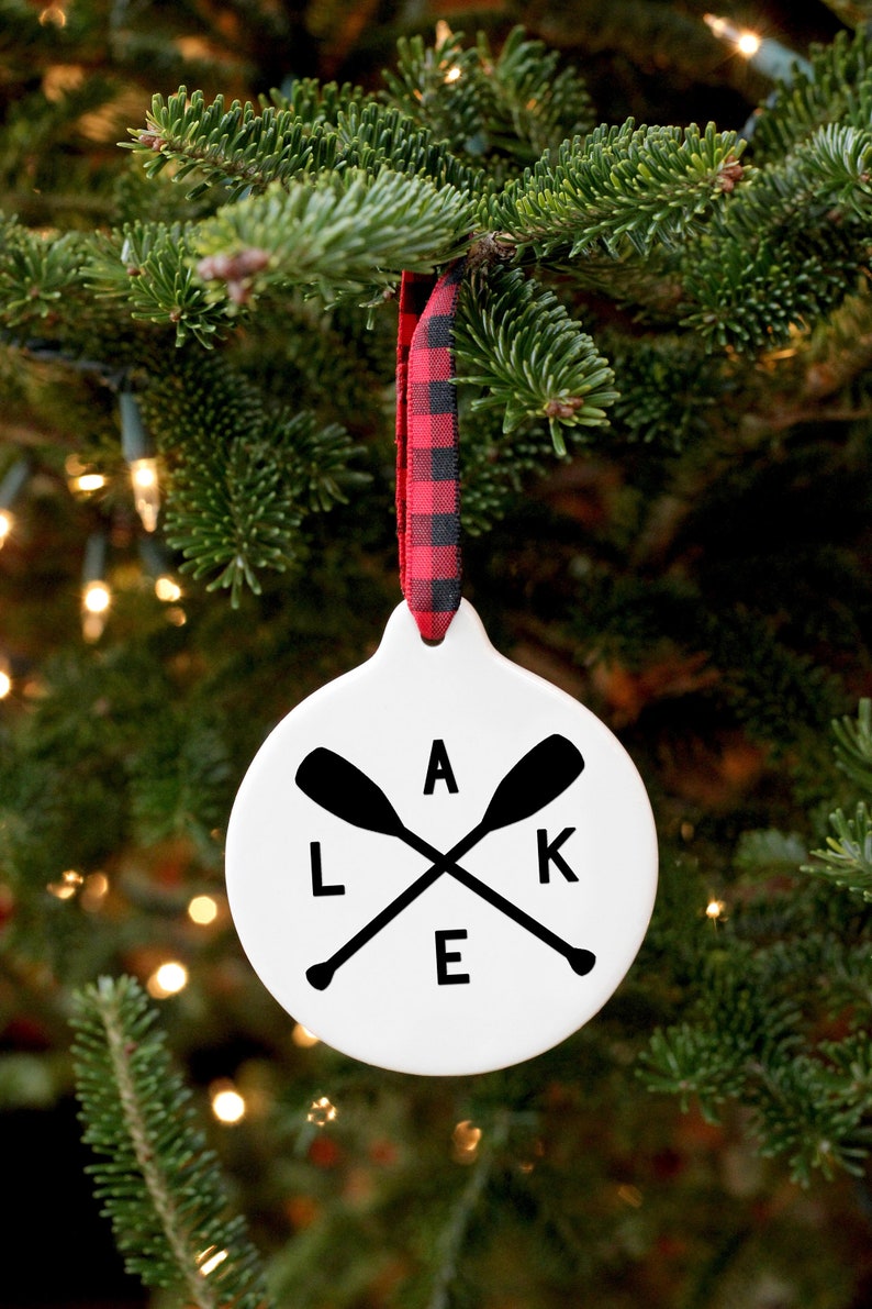 Lake House Ornament / Lake Ornament / Lake Gift / Christmas Etsy