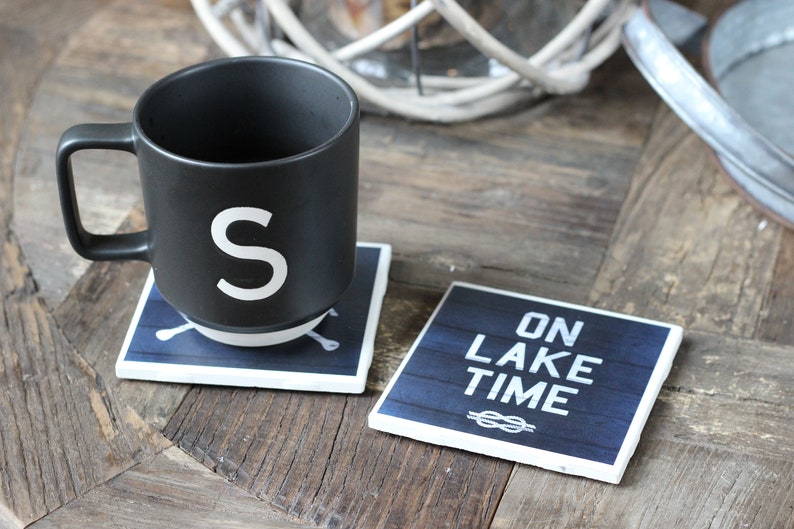 Lake House Coasters / Lake Gifts / Lake House Gifts / on Lake Etsy