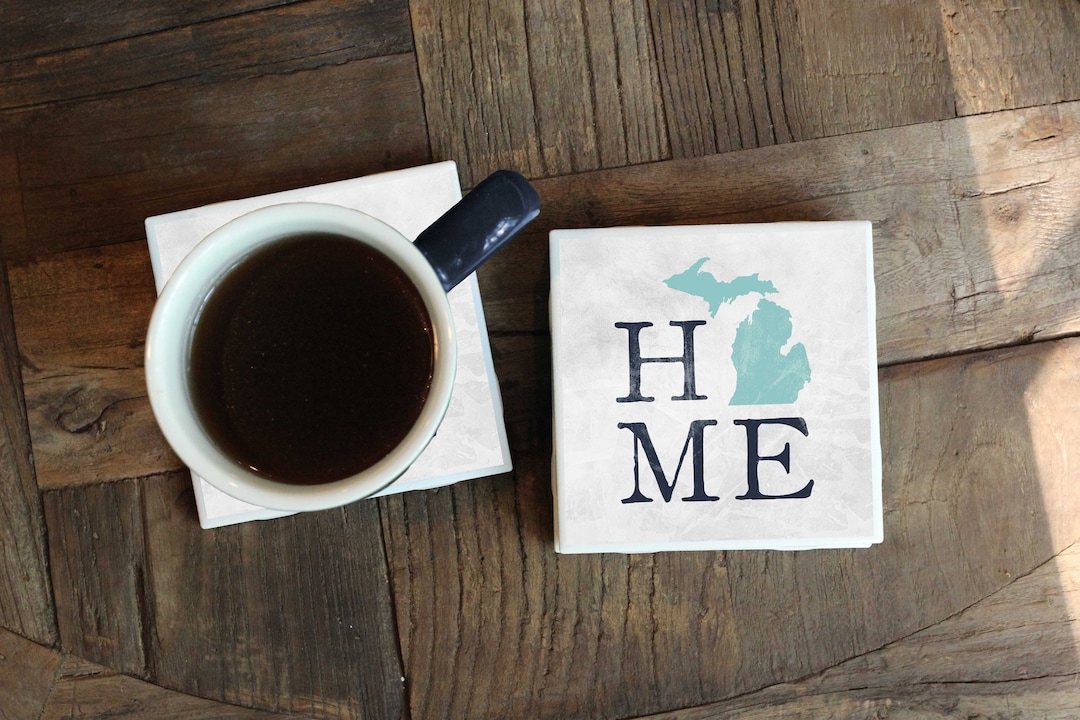 Michigan Coasters, Lake Coasters, Michigan Lake, Michigan Gifts, New