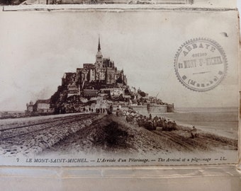 Cartes postales anciennes 1913 Mont Saint Michel pochette 12 CPA 1913 LEVY fils & Cie