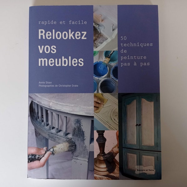 LIVRE : Relooker vos meubles, peindre ses objets et meubles, tuto peinture meubles, patiner...