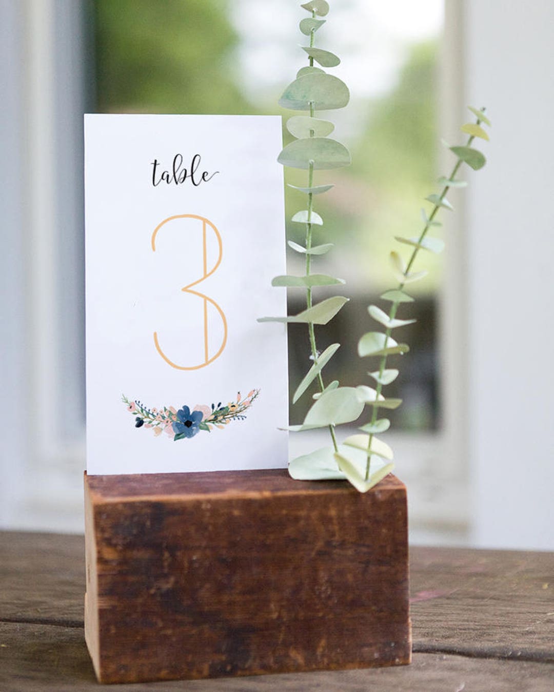 DIY Printable Table Numbers Table Numbers Wedding Table - Etsy