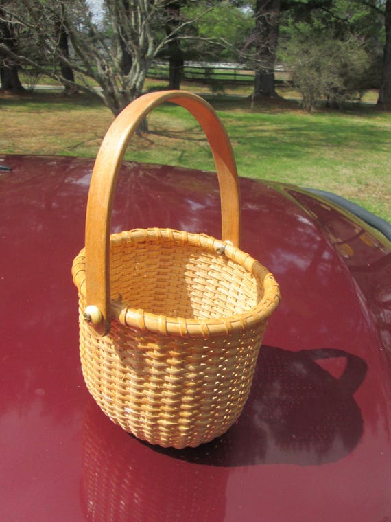 ナンタケット スモールバスケット ラウンド - Etsy 日本