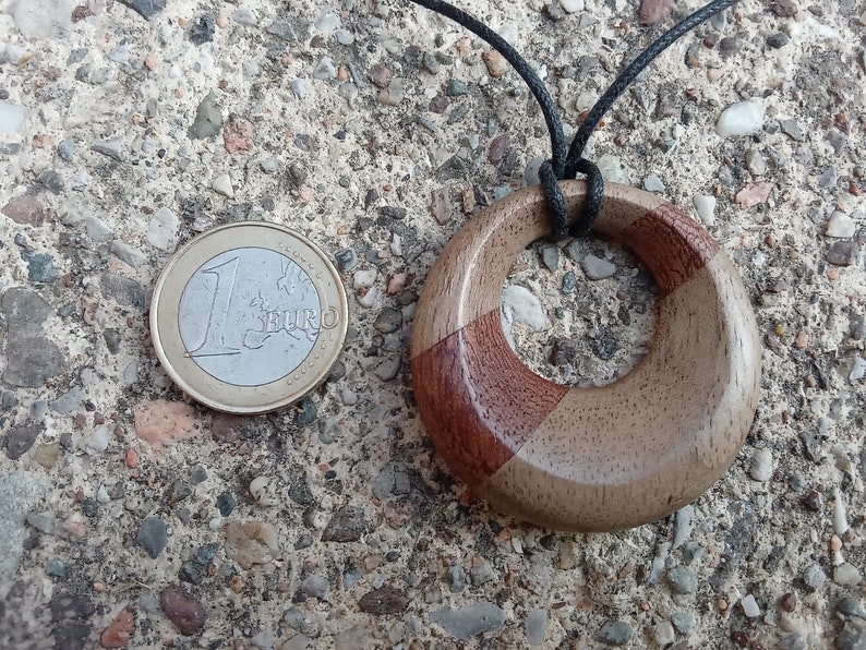 Sun Pendant Wooden Jewel Ethnic Necklace Pendant Sun Wooden Pendant