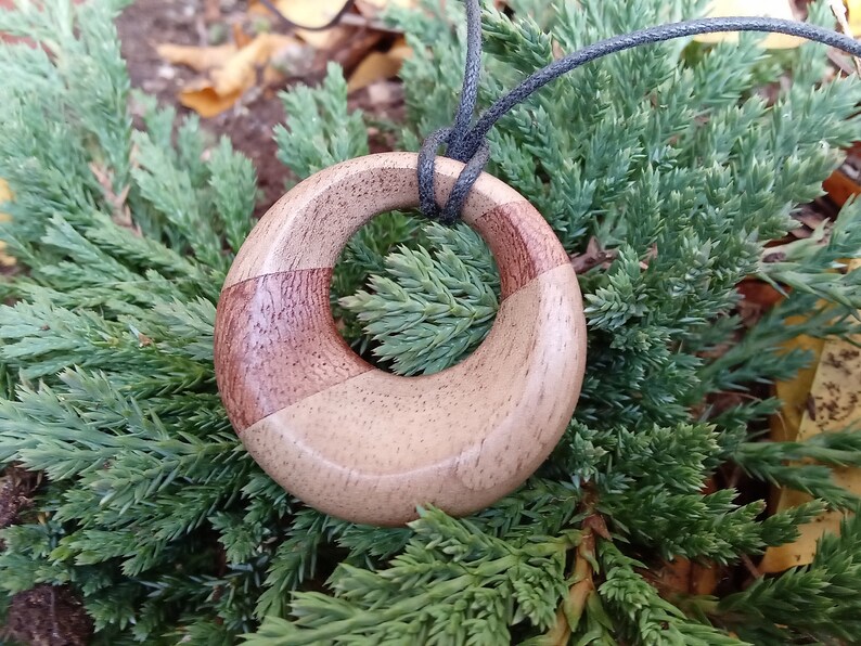 Sun Pendant Wooden Jewel Ethnic Necklace Pendant Sun Wooden Pendant