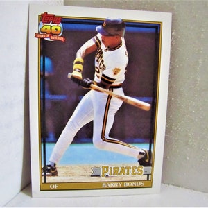 Topps 1991 " Barry Bonds " Carte à collectionner Collector