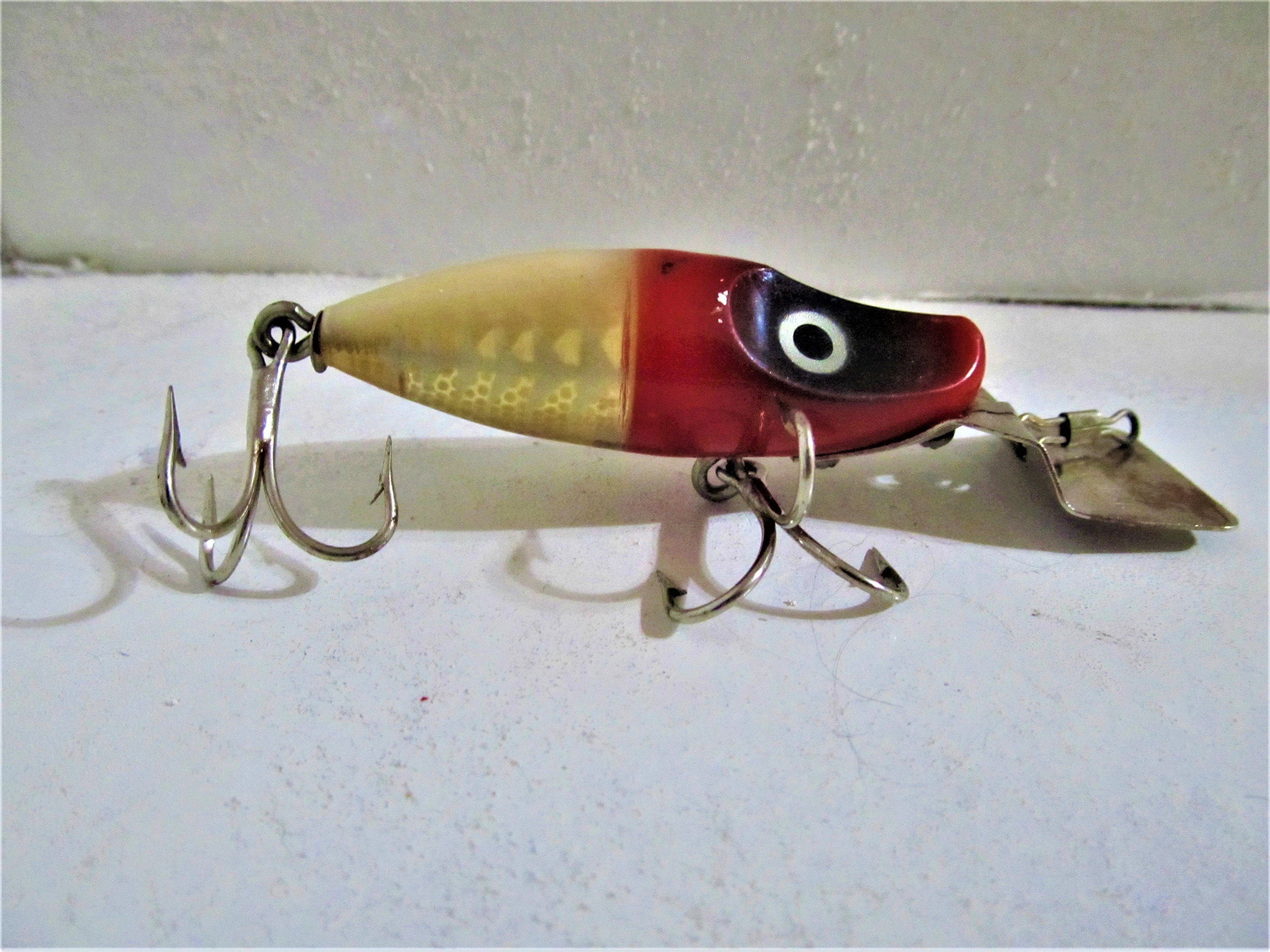 Handmade LE LURE CREEPER Glass Eyed Musky Size Topwater Crawler Wood F –  Toad Tackle