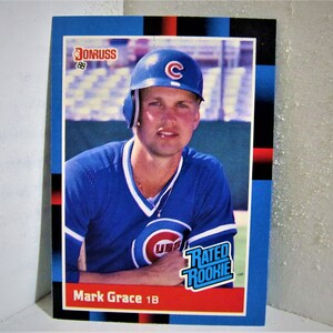 Donruss 1988 "Mark Grace Rookie" Collector Trading Card