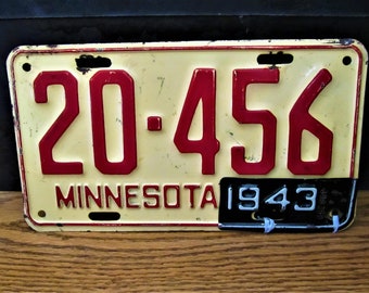 Vintage Parts 553185 1942 Year White Stamped Aluminum European License Plate Vintage Parts 553185 1942 Year White Stamped Aluminum European License Plate