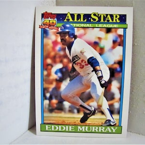 Topps 1991 All Star &quot; Eddie Murray &quot; Collector Trading Card