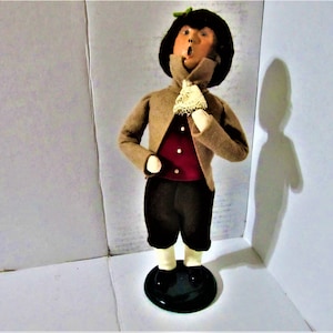 Byers&#39; Choice 1996 ( The Carolers) &quot; Young Patriot in Christmas Suit&quot;  Figurine