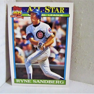 Topps 1991 All Star "Ryne Sandberg" Collector Carte à collectionner