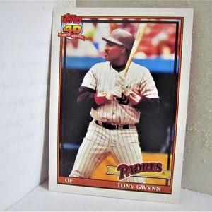 Topps 1991 "Tony Gwynn" Collector Trading Card